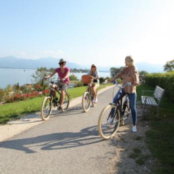 Chiemsee, König und Kanonen - Radtouren am "Bayerischen Meer" - (c) Chiemsee Alpenland
