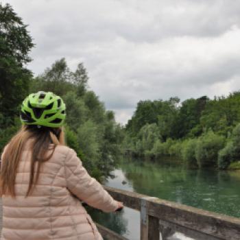 Am Zusammenfluss von Enns und Steyr hat man dann die Qual der Wahl. Entlang der Enns oder entlang der Steyr radeln? - (c) Gabi Vögele