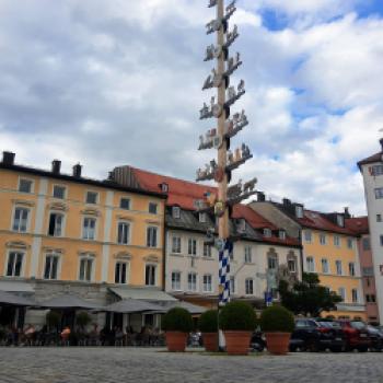 Die Altstadt Traunsteins liegt auf einem Hügel - (c) Christine Kroll