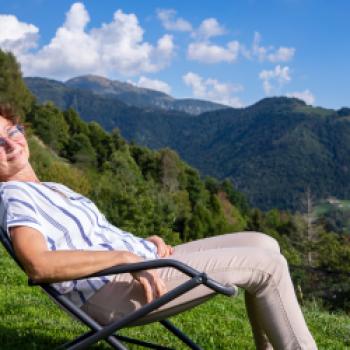 Francesca Dioni liebt ihr Paradies mit Blick auf das Val Trompia - (c) Maren Recken