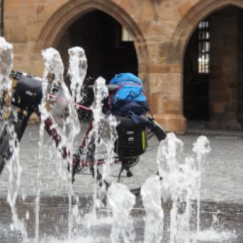 Malerische Fachwerkstädte, wie Alsfeld, Grünberg, Hungen, Laubach, Lauterbach, Lich oder Schlitz kann man wunderbar auf dem gut ausgebauten Radwegenetz auf einer Fahrradtour erreichen - (c) Jörg Bornmann