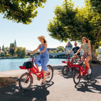 Der BodenseeRadRundweg feiert 2023 40 Jahre Jubiläum - (c) MTK/Leo Leister