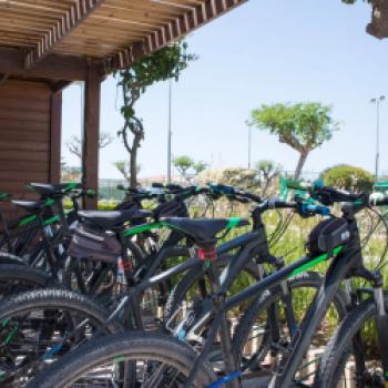 Im Neptune Luxury Resort heißt es in dieser Saison wieder ab in den Sattel und rauf in die Berge – Gäste lernen die Insel Kos mit Mountain Bike Champion Michalis Papasavvas von einer anderen Perspektive kennen - (c) Neptune Luxury Resort