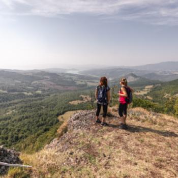 Die Ausblicke - wie hier auf das Tibertal "Val Tiberina" bei Arezzo - sind in der Toskana atemberaubend - (c) Toscana Promozione Turistica / Alice Russolo 