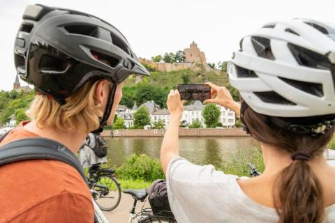 Lauschpunkte für Radfahrer - Saarburg - (c) Dominik Ketz - Moselland Touristik GmbH Lauschpunkte für Radfahrer - Saarburg - (c) Dominik Ketz - Moselland Touristik GmbH