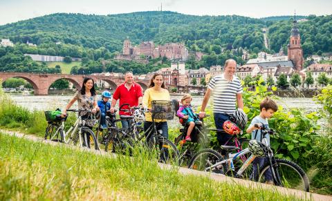 Von Burg zu Burg radeln - Auf geht's nach Heidelberg - (c) HeidelbergMarketingGmbH/Tobias Schwerdt