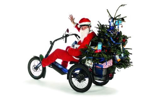 Bei Schnee und Eis mit viel Gepäck oder Anhang unterwegs: Wohl dem, der ein kippsicheres und komfortables Sesselrad wie das Delta tx von HP Velotechnik hat. Da machen Wintersport, Einkaufstour oder Geschenkauslieferung noch mal so viel Spaß - (c) HP Velotechnik Bei Schnee und Eis mit viel Gepäck oder Anhang unterwegs: Wohl dem, der ein kippsicheres und komfortables Sesselrad wie das Delta tx von HP Velotechnik hat. Da machen Wintersport, Einkaufstour oder Geschenkauslieferung noch mal so viel Spaß - (c) HP Velotechnik