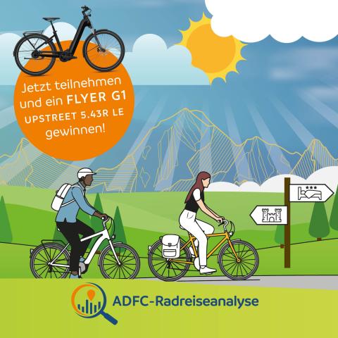 ADFC-Radreiseanalyse 2025 – JETZT MITMACHEN!!! - (c) ADFC