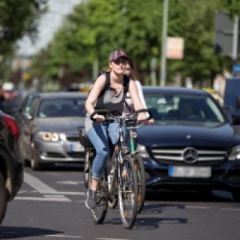 Alltag für Fahrradfahrer in vielen Deutschen Städten - (c) ADFC