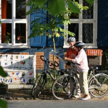 Radler auf dem Elberadweg - (c) Tourismusverband Prignitz - Markus Tiemann