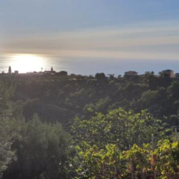 Langsam senkt sich die Sonne über dem Meer bei Casal Velino - (c) Susanne Wess