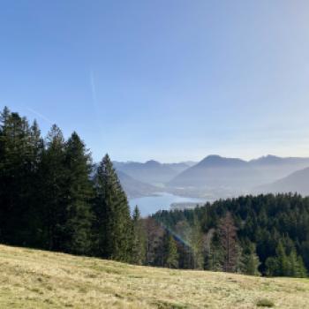 Von der Neureuthalm blickt man au den Tegernsee - (c) Christine Kroll