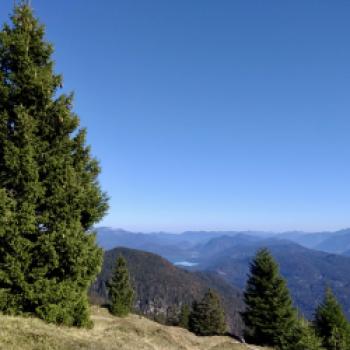 Zur Belohnung gibt es einen Weitblick in richtung Karwendel - (c) Christine Kroll