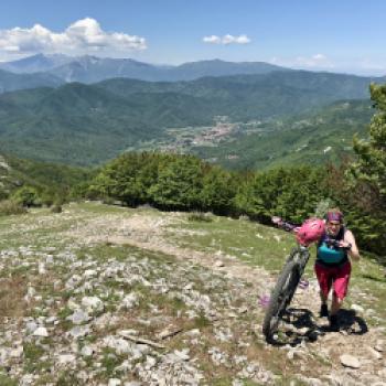 Das letzte Stück zum Monte Carmo muss geschoben werden - (c) Christine Kroll