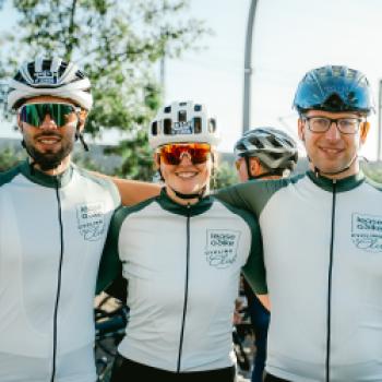 2025 zu einem echten Team geworden: Theresa, Benjamin und Sebastian sind Brand Ambassadors des Cycling Clubs - (c) Lease a Bike 