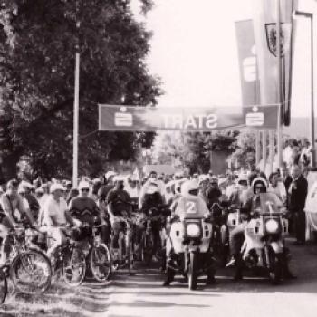 Der Start der ersten BR-Radltour 1990 - (c) Lutz Baeucker