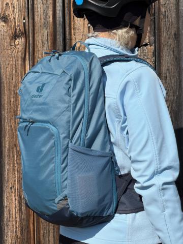 Deuter-Rucksack Bike I, der als Pionier aller Bike-Rucksäcke - (c) Armin Herb