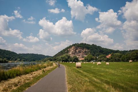 Blick auf die Boselspitze bei Sörnewitz - (c) Stephan Böhlig, CC BY-SA, Dresden Elbland